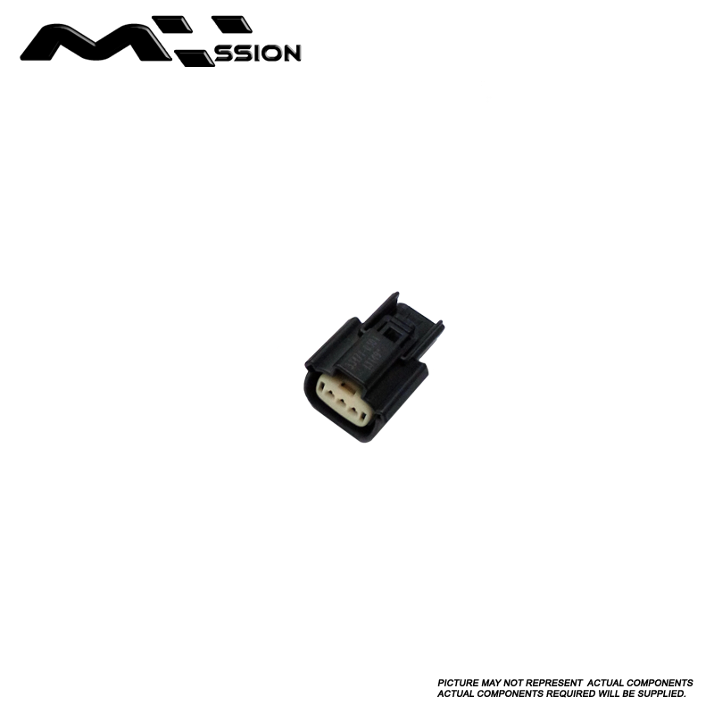 Automotive Connector Housing Female Black 3 Pin MX