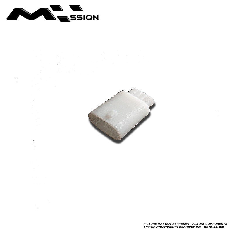 Automotive Connector Housing Female White 4 Pin