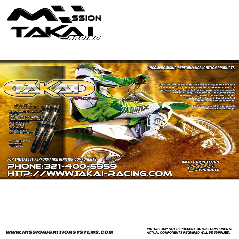 Takai -Banner Motocross 3 X 6 Feet